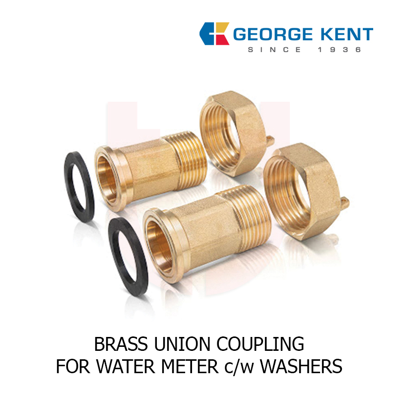 GKM Brass Union Coupling for Water Meter c/w Washers - SYARIKAT