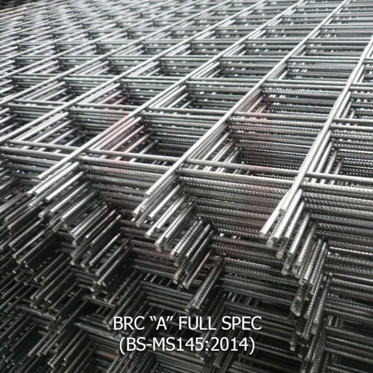 BRC ‘A’ Full-Spec (6M X 2.2M) Wire Mesh (BS-MS145:2014) | SYARIKAT ...