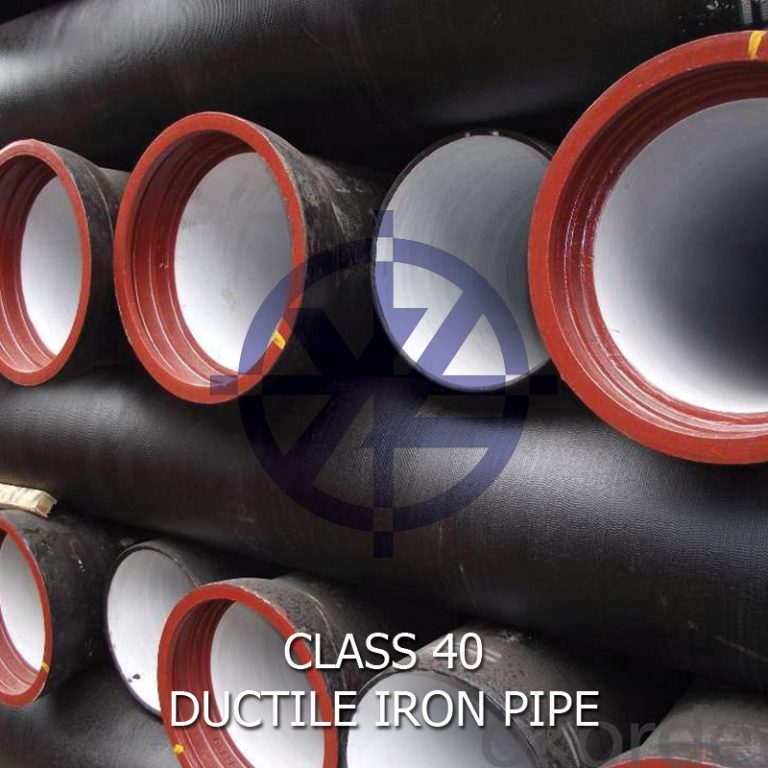 Ductile Iron Pipe S/S – Class 40 with Rubber Ring - SYARIKAT LOGAM UNITRADE